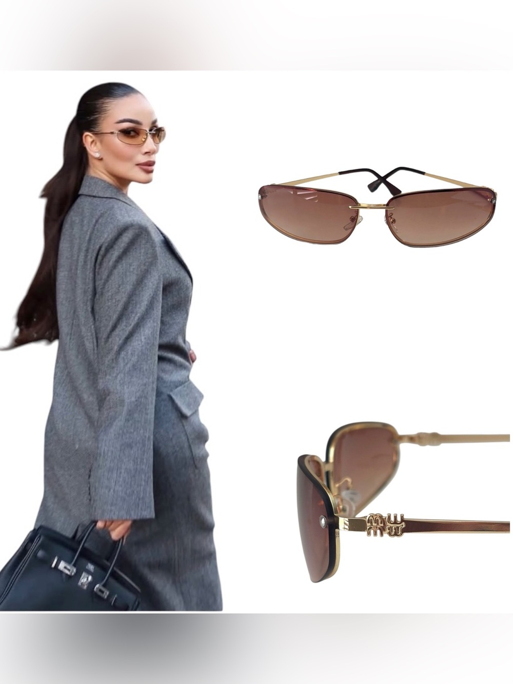 Miu Miu Nocturne A50S Sunglasses - Picture 1 of 5
